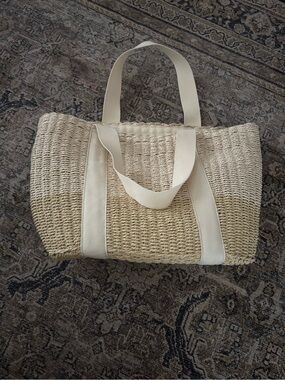 J. Crew woven tote